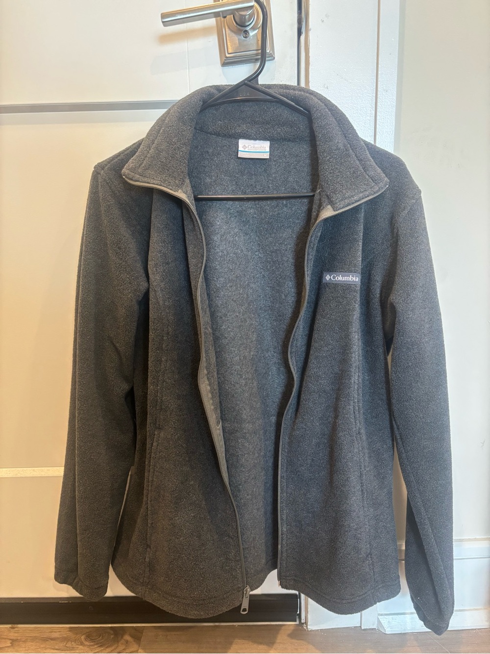 Columbia Women's Dark Gray Full-Zip Fleece Jacket